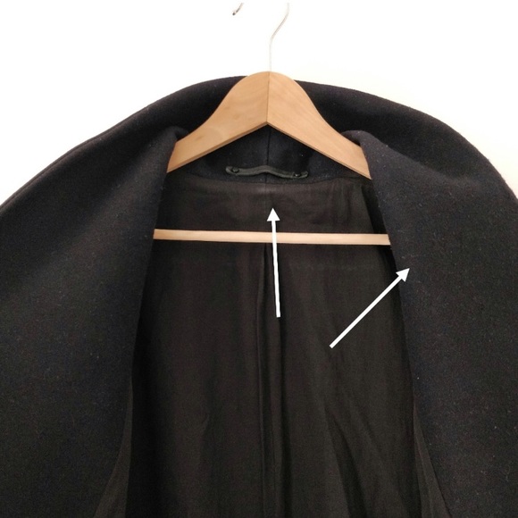 All saints black coat - Picture 8 of 8